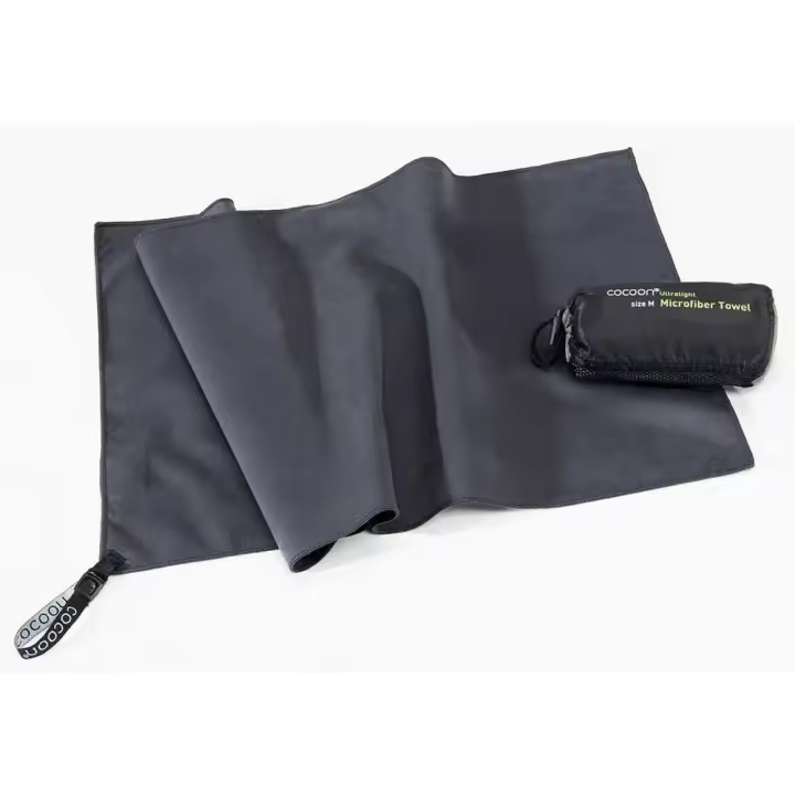 Cocoon Toalla Microfiber Ultralight Gris Adulto - 1