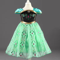 Vestidos para Niñas - Vestido de Princesa "Frozen" (Animadas) - Traje de Gala Infantil - details 1