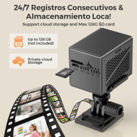 Cámara De Seguridad Wifi Mini Con Tarjeta TF Ultra HD Vigilancia Cámara De Video IP Con Batería De 2800 mAh Intercomunicador De Voz Low Power CCTV Para Interior - details 7