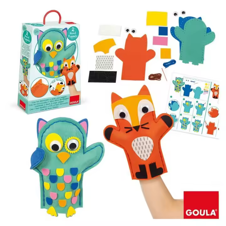 Goula Crea Marionetas Buho Zorro - 1