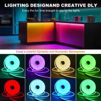 Lámpara De Neón LED RGB Flexível Con Control Remoto De 24 Teclas Y Tubo De Silicona Para Decoración De Iluminación Retroiluminada En El Hogar - details 5