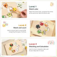 Tablero De Dibujo Arcoíris Montessori Juguete Educativo De Aprendizaje Por Color Para Niños De 1 a 3 Años Juego De Madera - details 0