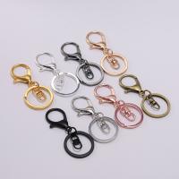 Lote De 5 Llaveros De Anillo Largo 70mm Con Cierre De Langosta Para Fabricación De Joyas Suministros De Enlaces Metálicos De Aleación De Zinc Estilo Trendy Unisex - details 3