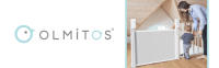 Olmitos – Barrera Seguridad Bebes retráctil para Puertas y escaleras, Interior/Exterior - Enrollable con Mecanismo de Bloqueo automático - Adaptable al Hueco hasta 140 Ancho… - details 0