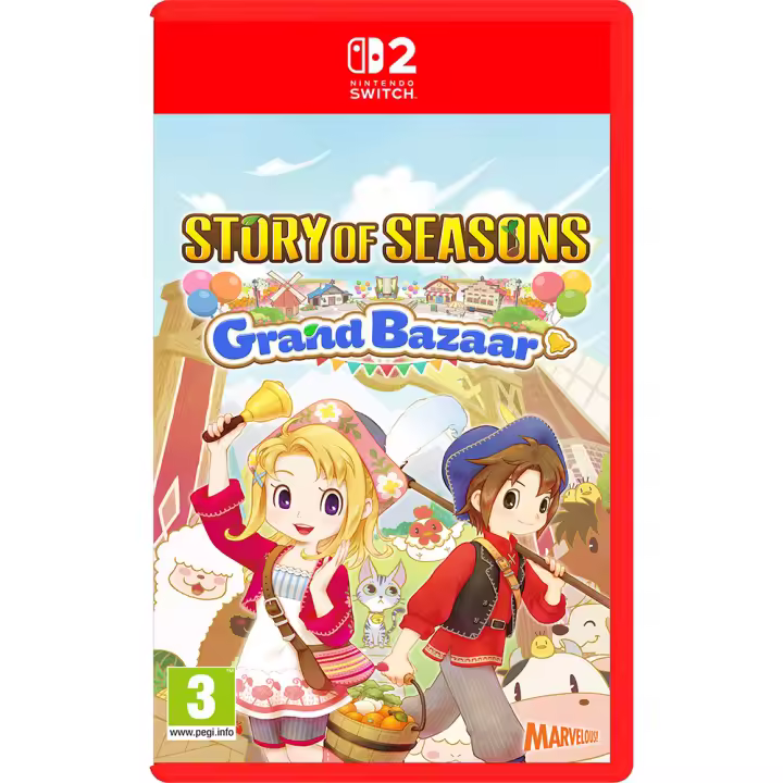 STORY OF SEASONS GRAND BAZAAR  Nintendo SWITCH 2 - Nuevo - PAL España - Meridiem Games - 1