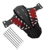 Guardabarros De Rueda Para Bicicleta De Montaña Frontal Y Trasera Con 6 Correas Reflector Antiarena Protección Contra Barro - details 3