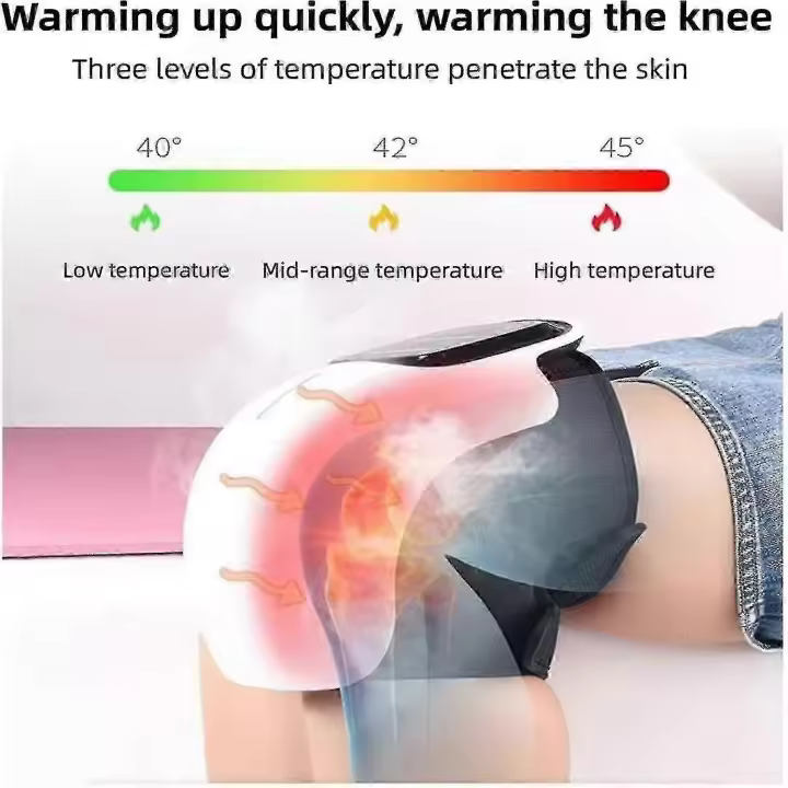 TK Amasar El favorable Massager del alivio de la rodilla, favorable Massager sin Cuerda de la rodilla del alivio de la rodilla, masajeador kneemedy de la rodilla con la compresión del calor y de la terapia de la luz roja, KNE kneemedy - 1