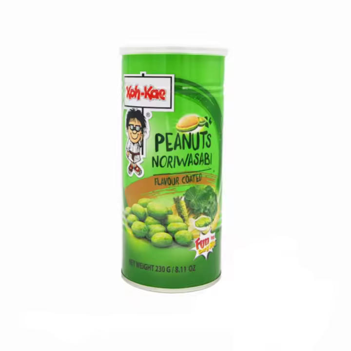 KOH KAE Nori Wasabi Recubierto de cacahuetes, 8 onzas (230 gramos) - 1