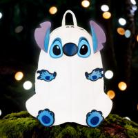 Loungefly Mochila Ghost brilla en la oscuridad GITD hombre mujer  GLow Dark Stitch Fantasma Lilo y Stitch Disney - details 0