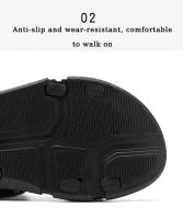 Sandalias Para Hombre Verano Comodidad Transpirable Zapatillas De Moda Antideslizantes Romanas De Calidad Buena Para Exteriores - details 4