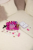 Clementoni Crazy Chic - My Tattoo Lab, Juegos creativos para niños de 6+ años, kit para crear tatuajes temporales personalizados, colores brillantes, plantillas y accesorios, 18260 - details 2