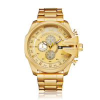 Reloj De Hombre CAGARNY Original Gran Dial 6839 Estilo Clásico Moda Casual Impermeable Acero Inoxidable Reloj De Cuarzo Para Hombres - details 0