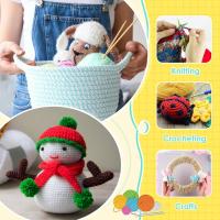 5pcs Hilo De Algodón Leche Para Tejer Néctar De Yarn Herramientas De Artesanía De Crochet Suéter Gorro Muñecos Costura Originales De China - details 4