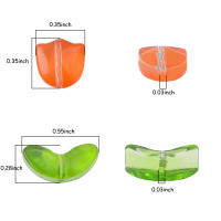 25 Sets Por Baguette De Cuentas De Tulipán De Vidrio Para Joyería DIY Accesorios De Collar Y Aretes Material De Arte - details 3