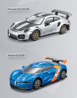 Modelo De Coche De Colección Bruago 1:43 Ford Shelby Serie Uno Verde Renault Megane Dorado Aleación Juguete Estático Para Hombres - details 9