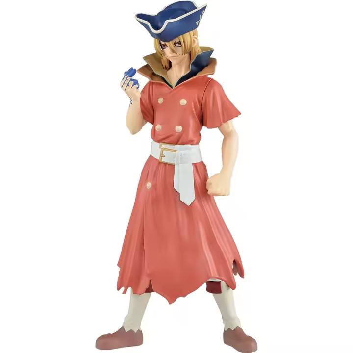 Figura Ryusui Nanami Stone World Dr. Stone 18cm. Figura coleccionable con acabados detallados. Perfecta para fans y coleccionistas de ediciones especiales. - 1