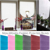 Cortinas Adhesivas De Tela Para Ventanas Estilo Pliegue Simples Cortinas De Suelo Para Balcones Decoración Para Sala De Estar Dormitorio Baño - details 14