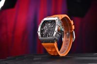 Reloj De Cuarzo Para Hombre PAGANI DESIGN 2024 De Lujo Forma De Barril Impermeable Con Pantalla Luminosa Cristal De Zafiro Silicona VH65 - details 16