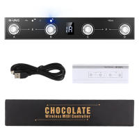 Controlador MIDI Rechargeable M-VAVE Chocolate Schokolade BT Con Pedal De 4 Botones Transmisión Inalámbrica Y Control Por APP - details 10