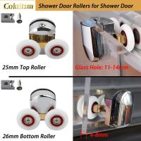 Ruedas Para Puerta De Ducha Deslizante Repuestos Para Puertas De Vidrio Rodillos De Arrastre Para Cabinas De Baño Y Puertas Deslizantes Pulley Swinging - details 2