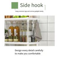 Estante De Piso Multicapa Para Cocina Y Baño Ecológico Resistente Al Rusticidad Organizador Práctico De Hogar Portátil - details 4