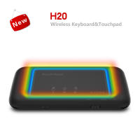 Teclado Retroiluminado Con Pantalla Táctil Air Mouse Y Touchpad LED Colorido Wireless Con Receptor USB Ajustable Brillo - details 4
