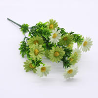 1 Bouquet De 15 Cabezas De Flores Artificiales Girasol En Seda Para Bodas Decoración De Hogar Y Jardín Decoración De Fiesta - details 8