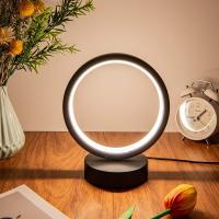 Lámpara De Escritorio Creativa Estilo Nórdico Con LED Y Hierro Fundido Tres Tonos 5VUSB Plug Para Dormitorio Y Estudio - details 7