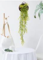 Plantas Artificiales Verdes 83cm Flores Falsas Vínculo Hiedra Uso En Jardín Decoración De Pared Para Fiestas Y Hogar - details 9