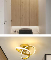 Lámpara De Techo LED Moderna Minimalista Para Balcón Pasillo Exterior Iluminación Nordic Ins Cloakroom Apto Para Dormitorio Comedor Estudio Baño - details 5