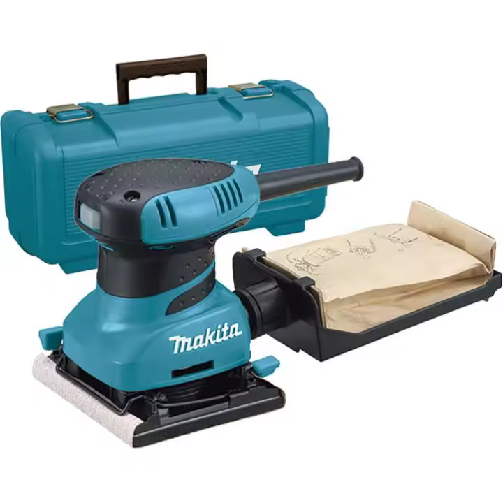 Lijadora Orbital Makita BO4556K 200W 14000RPM 28000VPM 1.5mm Órbita 1.1kg Maletín Incluido - 1