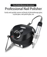 Set De Manicura Eléctrica Profesional 35000RPM Máquina De Taladro Para Uñas Con Polirreparador Portátil Para Salón De Belleza - details 5