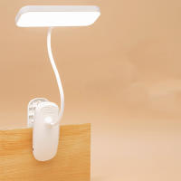 Lámpara De Escritorio Recargable USB Con Clip Y Luz Nocturna Para Dormitorio Estudio Lectura Oficina 360° Flexible - details 10