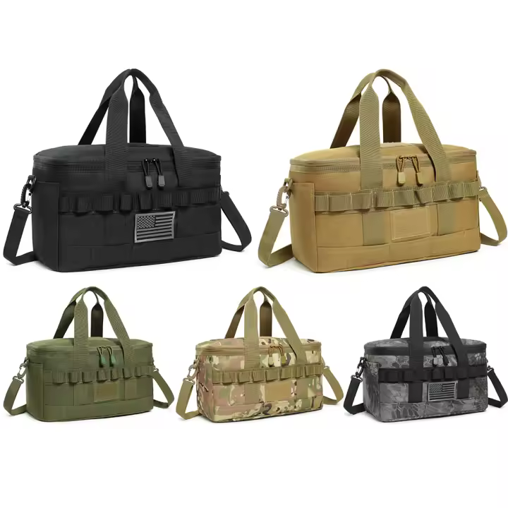 Bolsa De Almacenamiento Para Tanque De Gas Para Camping Y Picnics De Gran Capacidad Con Clavija De Tierra Y Herramientas Kit De Cocina Y Utensilios - 1