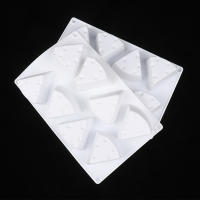 Molde De Silicona En Forma De Queso Con 8 Cavity Para Pastelería Herramienta De Cocina Antideslizante Para Hornear Y Postres - details 7