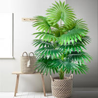 Planta Artificial De Palma Tropical Grande 60-105cm (37.2 Pulgadas) Hoja De Ventilador Decoración Para Oficina Y Hogar - details 9