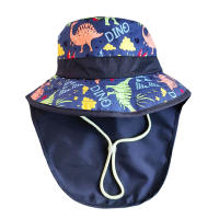 Nueva Gorra De Pescador Panama Para Bebés Con Protección Solar Y Estilo De Playa Ajustable Para Niños Y Niñas Cartoon Cuidado Del Ambiente Material De Algodón Sombrilla Ancha Para Exteriores - details 1