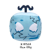 Juguete De Peluche Blox Fruits Juego Patrón Leopardo De Frutas Suave Muñeco De Relleno De Algodón Regalo De Navidad Para Niños - details 1