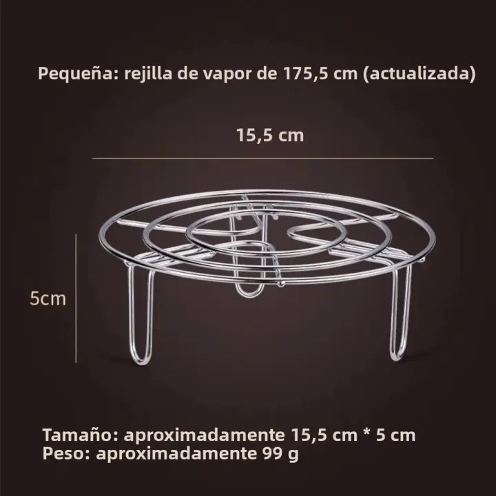 Soporte De Vaporizador De Acero Inoxidable 304 Redondo Duradero Para Sartén Olla Soporte De Presión Accesorios De Cocina Resistentes - 1