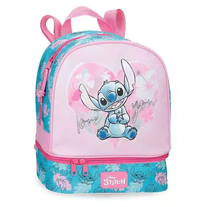 JOUMMA MOCHILA INFANTIL HEART STITCH 28CM CON PORTAMERIENDA HEART STITCH 13x23x28 Cms. - 1