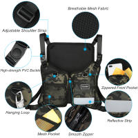 Chaleco De Pesca Fly Ligero Y Transpirable Impermeable Y Duradero De Poliéster Para Exterior Con Mochila En La Caja Pack Reflectante - details 4