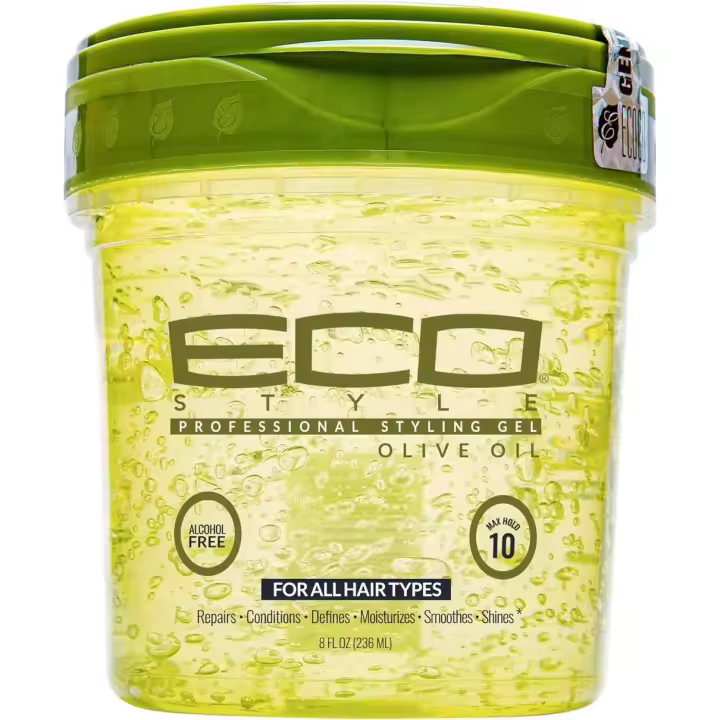 CasaSofia- Ge moldeadorl Eco Oliva Definidor 236ml/ 473ml/ 946ml. Eco Styler GEL OLIVE OIL . Fijación máxima 10. sin alcohol, sin parabenos, sin sulfatos, sin descamación, antipicazón.  Gel para cabello - Gel para peinar con aceite de oliva Ecostyle - 1