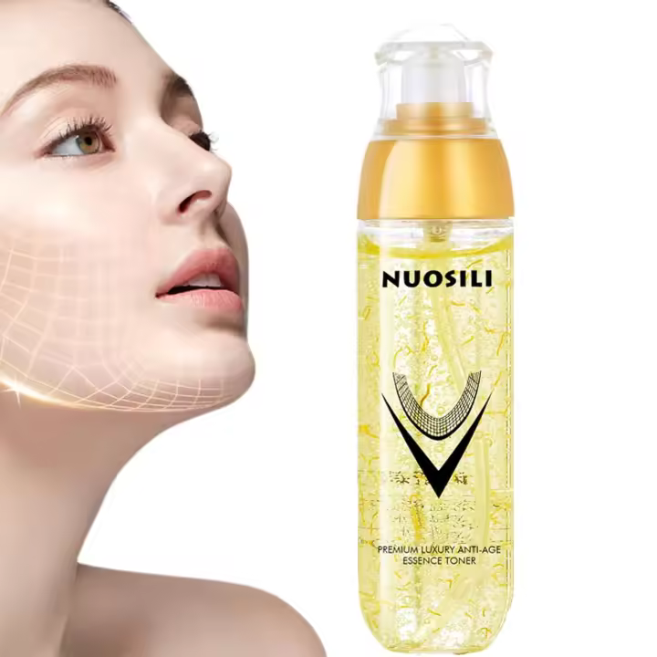 Spray Facial Lifting NUOSILI, Elimina Arrugas en Segundos. Esencia Antiedad Ecdoin. Spray Facial Antiarrugas Nuosili. Tónico Antiedad Premium de Lujo. Reafirmante, Hidratante e Hidratante (1 ud.). - 1