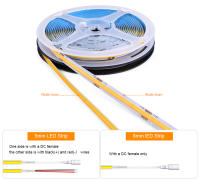 Tira De LED COB Flexible 12V 5mm 8mm Con 320 LEDs Alta Densidad Para Iluminación De Armarios Y Hogar Luz De Lampara FOB - details 3