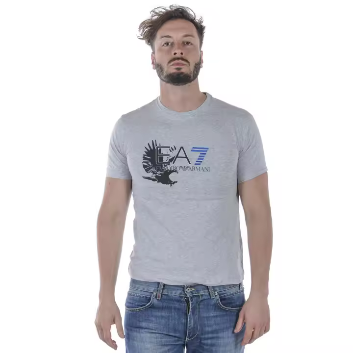 Emporio Armani EA7 Camiseta Algodón Hombre Gris 3 ZPT46PJM9Z 3904 - 1