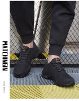 AMAWEI Zapatillas De Trabajo Para Hombre Antideslizantes Seguridad Antipinchazos Protección Respirables Ligeros Con Punta De Acero - details 13