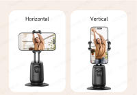 Gimbal Estabilizador P05 Soporte De Teléfono Móvil Para Escritorio Con Control Por Gestos Y Luz Adicional Opcional Rota 360 Grados Compatible Con AI Y Control Remoto Negro - details 12