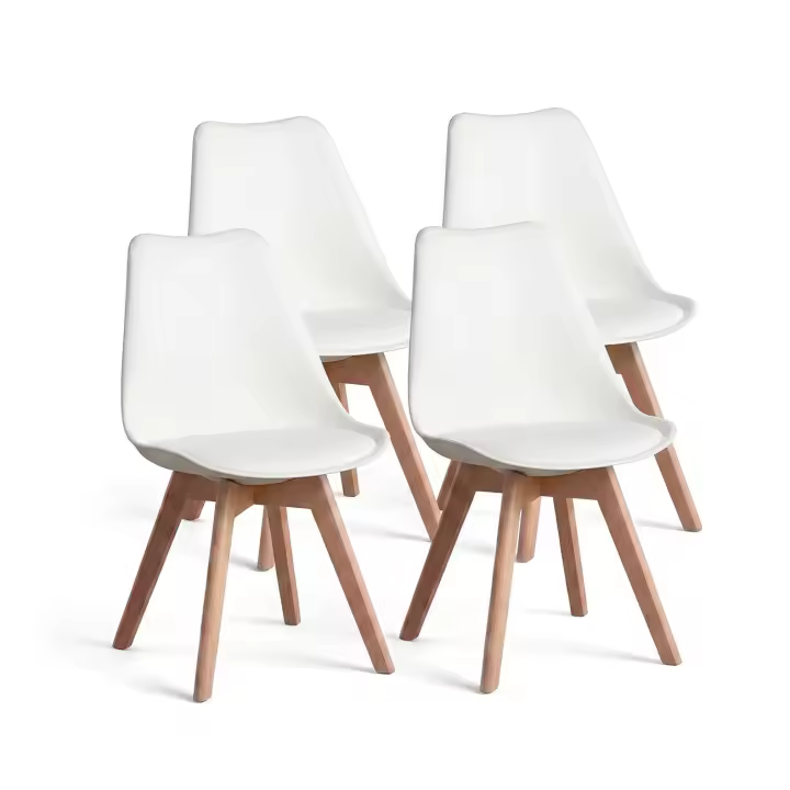 duehome - Pack 4 sillas de comedor 83x49 cm Beench - 1