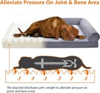 Cama para Perros Impermeable with Espuma de Memoria - Sofá Antideslizante, Duradero y Códodo-Funda Extraible y Lavable - Todas Las Ramas (1PC Deluxe) - details 1