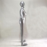 Mannequín Inflable De Mujer Completo Torso Modelo De Vestido Silver Material PVC Tamaño H165cm Estilo Stander - details 3